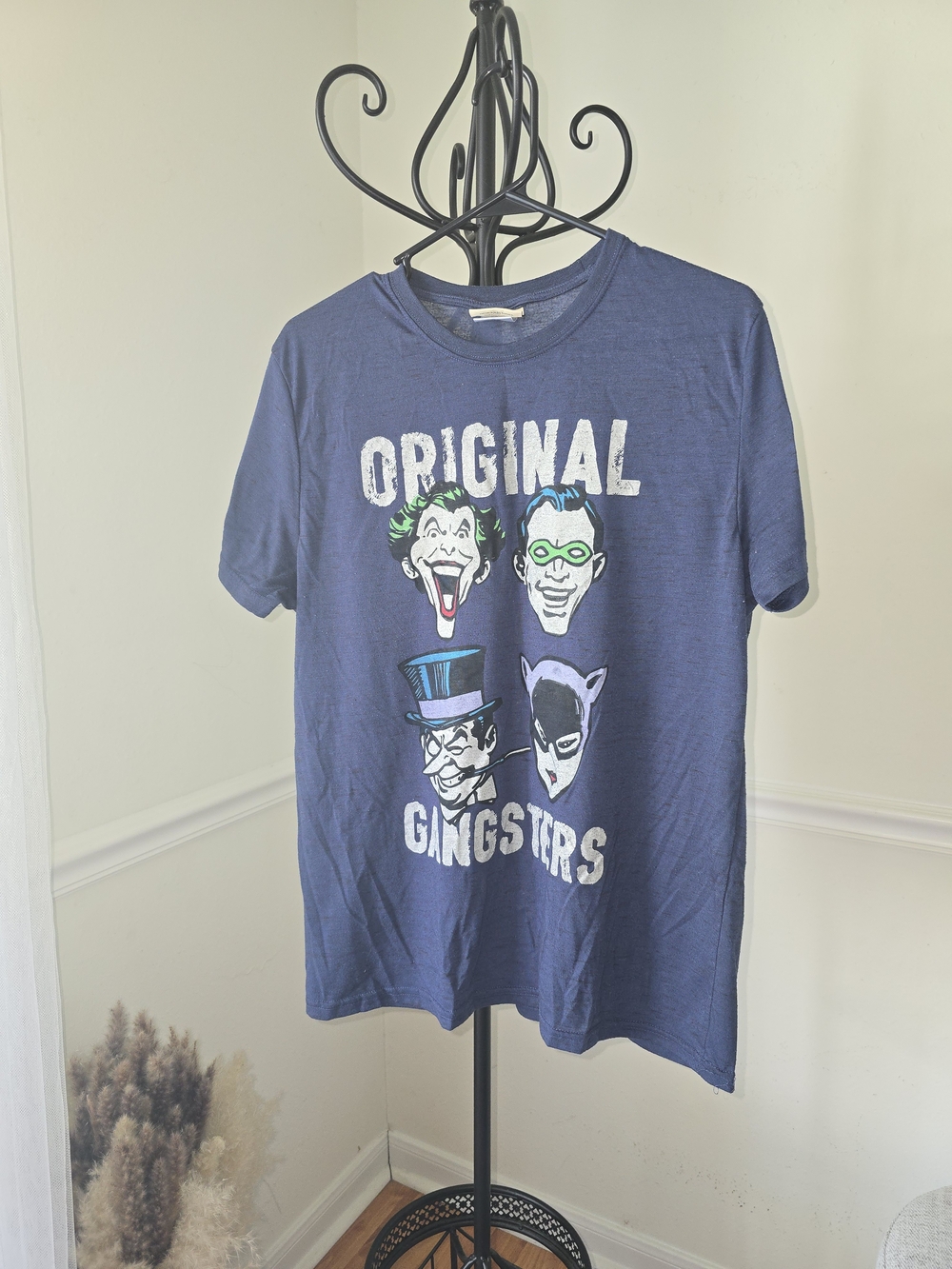 DC Comics Navy 'Original Gangsters' Short Sleeve Tee